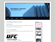 Tablet Screenshot of network.champbux.com